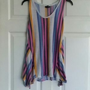 a.n.a  Multi colored tank Small